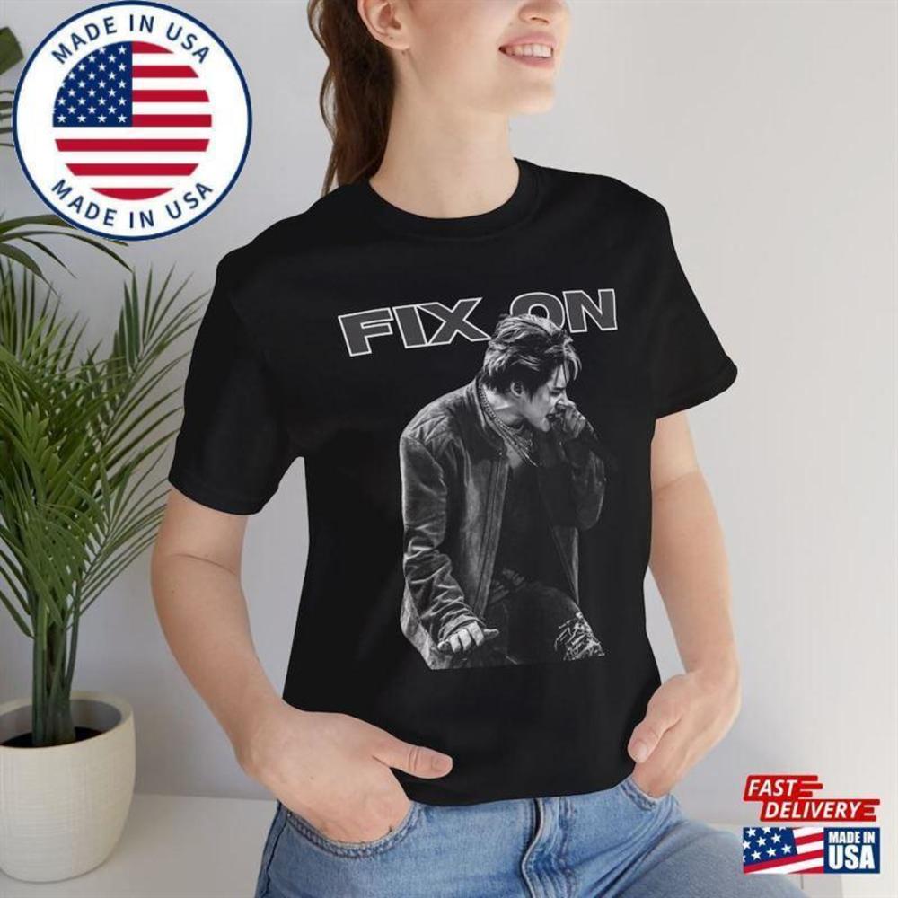 Mingi Shirt Fix On T-Shirt Ateez  Unisex